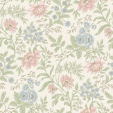 Papel pintado Garden Muse - Rosa/verde - de Albany