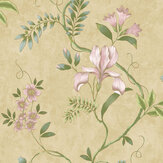 Dancing Iris Wallpaper - Honey - by Albany