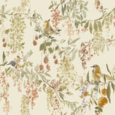 Blackberry Trail Wallpaper - Cream - by Albany