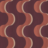 Flow Wallpaper - Russet - by Masureel