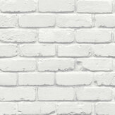 Painted Brick Wallpaper - White - by Albany. Click for more details and a description.