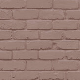 Painted Brick Wallpaper - Pink - by Albany. Click for more details and a description.