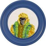 Gus 44cm Cobalt Frame Art - Chalk White - by Brand McKenzie