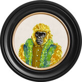 Gus 44cm Ebony Frame Art - Chalk White - by Brand McKenzie