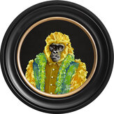 Gus 44cm Ebony Frame Art - Charcoal Black - by Brand McKenzie