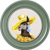 Lily 44cm Alpine Frame Art - Chalk White - by Brand McKenzie