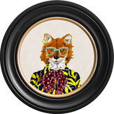 Todd 44cm Ebony Frame Art - Chalk White - by Brand McKenzie