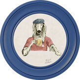 Bruce 44cm Cobalt Frame Art - Chalk White - by Brand McKenzie