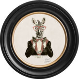 Marty 44cm Ebony Frame - Chalk White - by Brand McKenzie