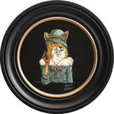 Vixen 44cm Ebony Frame Art - Charcoal Black - by Brand McKenzie