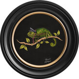 Cleo 44cm Ebony Frame Art - Charcoal Black - by Brand McKenzie