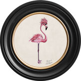 Fiona 44cm Ebony Frame Art - Chalk White - by Brand McKenzie