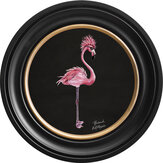 Fiona 44cm Ebony Frame Art - Charcoal Black - by Brand McKenzie