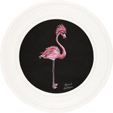 Fiona 44cm Ivory Frame Art - Charcoal Black - by Brand McKenzie