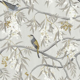 Clarendon Wallpaper - Dove Grey - by Timothy Wilman Home