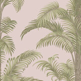 Ferndale Wallpaper - Coral Pink - by Timothy Wilman Home