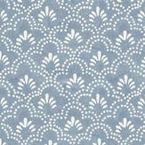 Halewick Wallpaper - Duckegg Blue - by Timothy Wilman Home