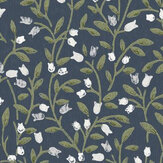 Langham Wallpaper - Dusk Indigo - by Timothy Wilman Home