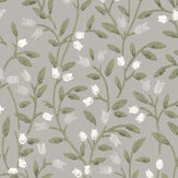 Langham Wallpaper - Pale Grey - by Timothy Wilman Home