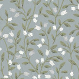 Langham Wallpaper - Sea Mist - by Timothy Wilman Home