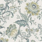 Loxley Wallpaper - Blue Mirage - by Timothy Wilman Home