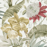Marwood Wallpaper - Glass House Green - by Timothy Wilman Home