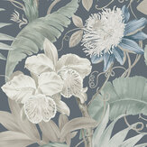 Marwood Wallpaper - Mid Blue - by Timothy Wilman Home