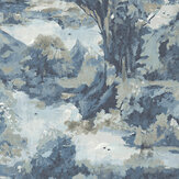 Papel pintado Alpine Whisper - Zafiro - de SketchTwenty 3. Haz clic para obtener más detalles y una descripción.
