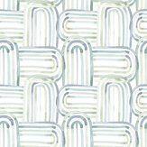 Lolly Wallpaper - Green Blue - by A Street Prints. Click for more details and a description.