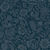 Marta Wallpaper - Navy - by A Street Prints