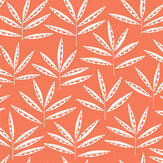 Pea Pods Wallpaper - Terracotta - by MissPrint. Click for more details and a description.