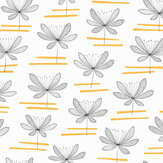 Water Lily Wallpaper - Pomelo - by MissPrint
