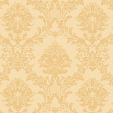 Classic Damask Wallpaper - Dark Cream - by Galerie