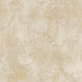 Regal Damask Wallpaper - Pearl, Beige, White, Cream - by Galerie