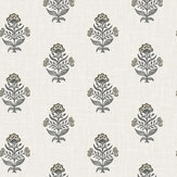 Hollyhock Wallpaper - Black - by Albany