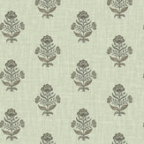 Hollyhock Wallpaper - Green - by Albany