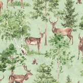 Deer Forest Wallpaper - Natural - by Arthouse. Click for more details and a description.