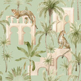 Leopard Arches Wallpaper - Sage Green - by Arthouse. Click for more details and a description.