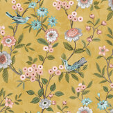 Eleanor Wallpaper - Ochre - by Albany