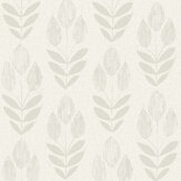 Garland Wallpaper - Gray - by Albany