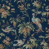Papier peint Attleton - Minuit - Laura Ashley