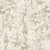 Organic Forest Wallpaper - Neutral / Gold - by Arthouse