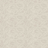 Leaf Print Wallpaper - Neutral - by Arthouse