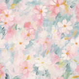 Oil Paint Floral Wallpaper - Multi coloured - by Arthouse