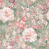 Mayville Wallpaper - Hedgerow Green - by Laura Ashley