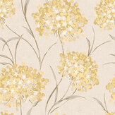 Giselle Wallpaper - Ochre - by Laura Ashley