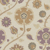 Papier peint Trailing Flower - Prune - Eijffinger