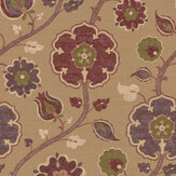 Papier peint Trailing Flower - Bordeaux - Eijffinger