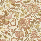 Papier peint Boho Flowers - Doré - Eijffinger