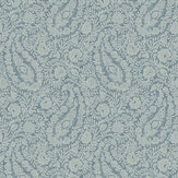 Papier peint Paisley - Aqua - Eijffinger